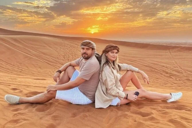 Desert safari for couples with BBQ dinner under stars - Dubai honeymoon package